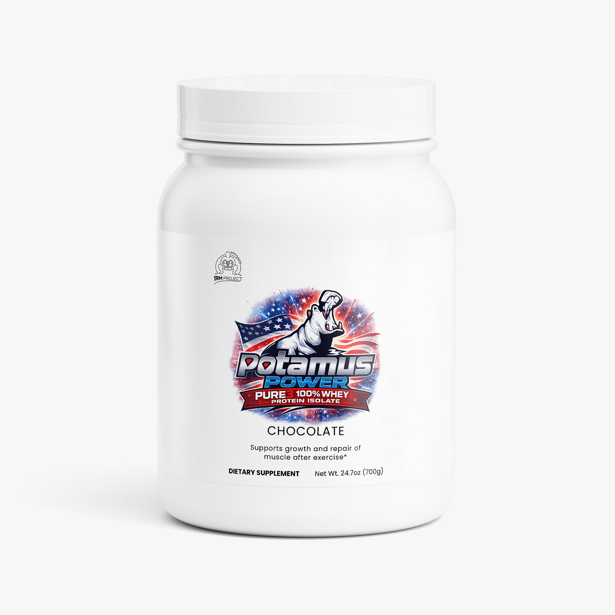 'Potamus Power Pure3 100% Whey Protein Isolate (Chocolate)