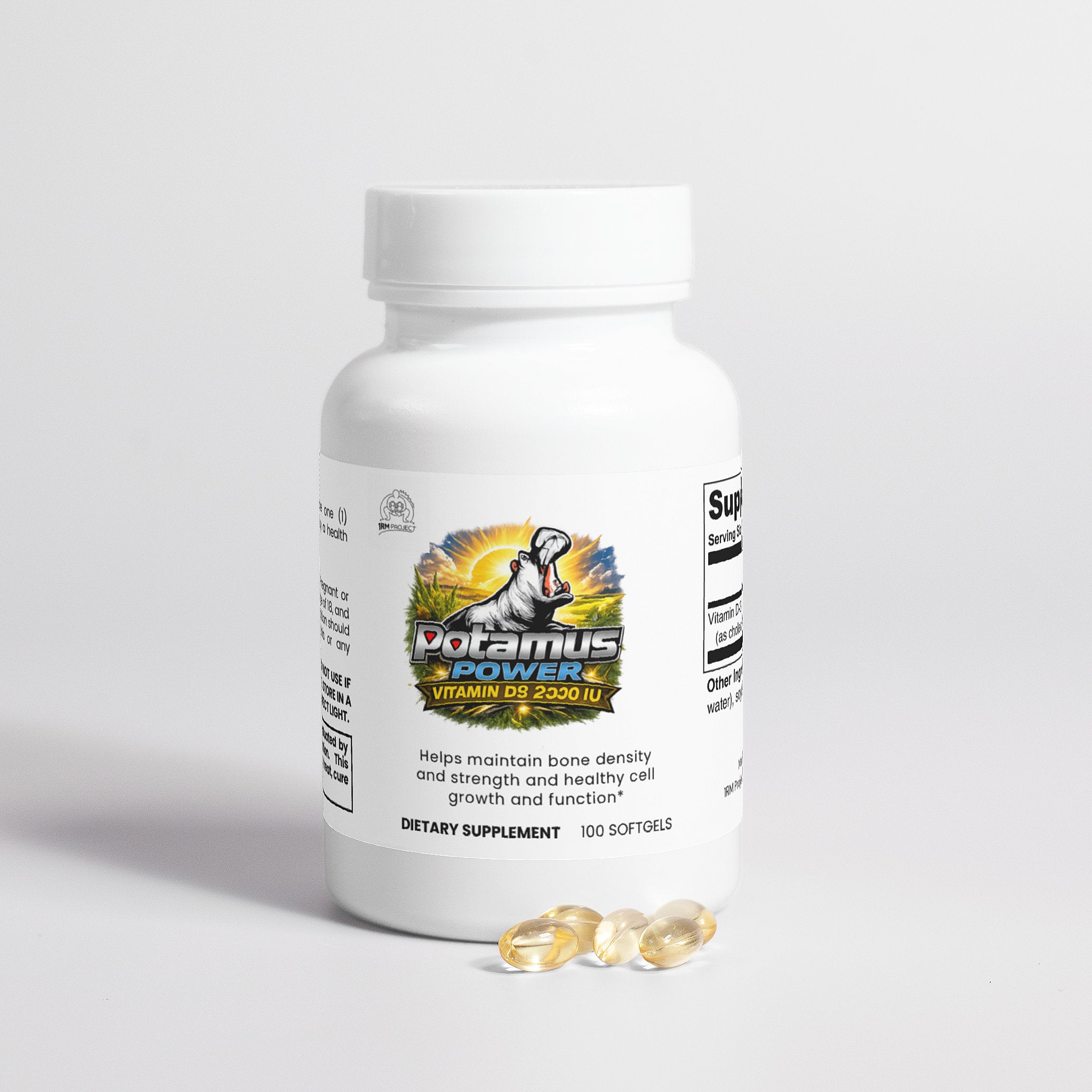 Vitamin D3 2,000 IU by 'Potamus Power