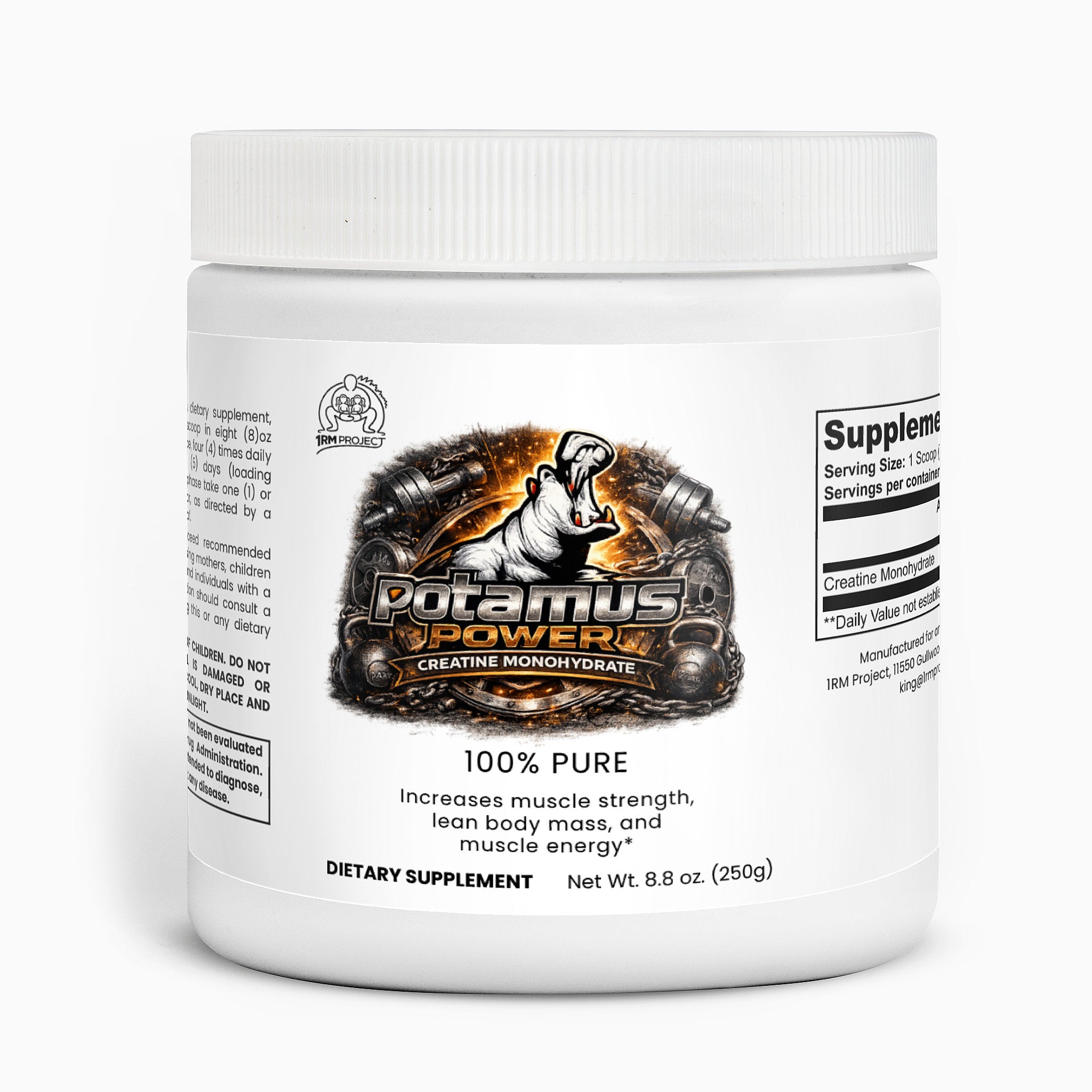 'Potamus Power Creatine Monohydrate