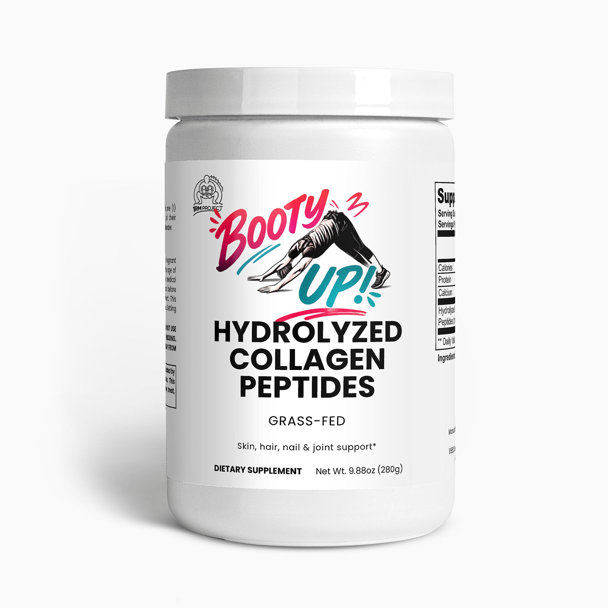Booty Up Grass-Fed Hydrolyzed Collagen Peptides