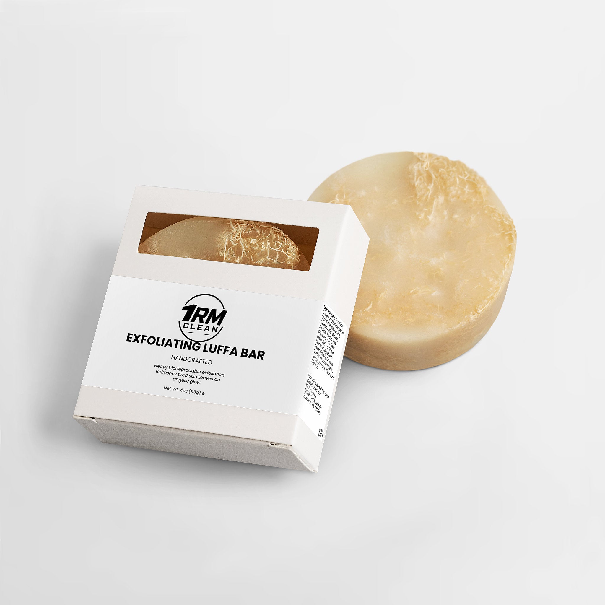 1RM Clean Exfoliating Luffa Bar