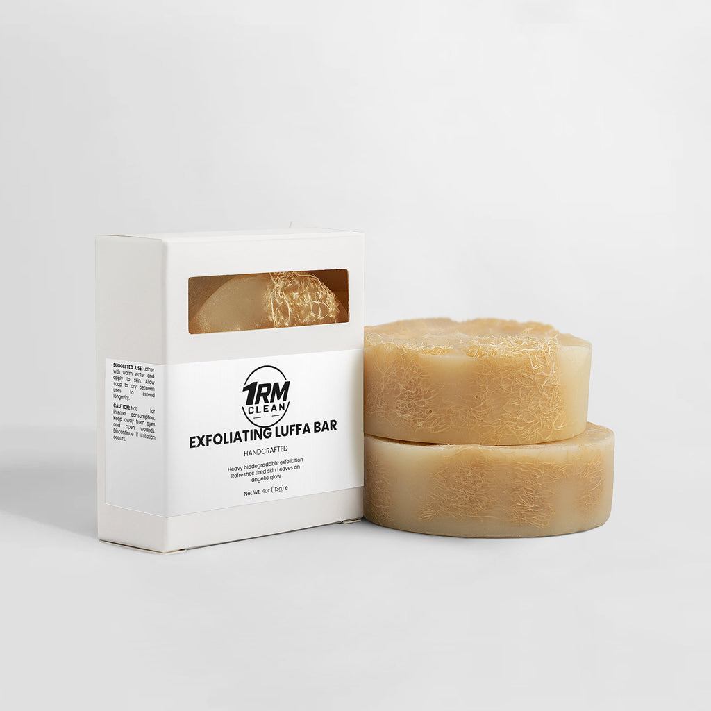 1RM Clean Exfoliating Luffa Bar