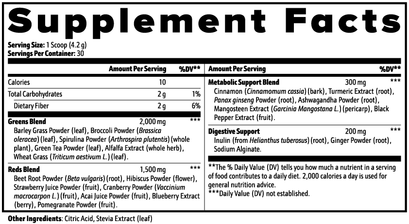 'Potamus Power Greens Superfood